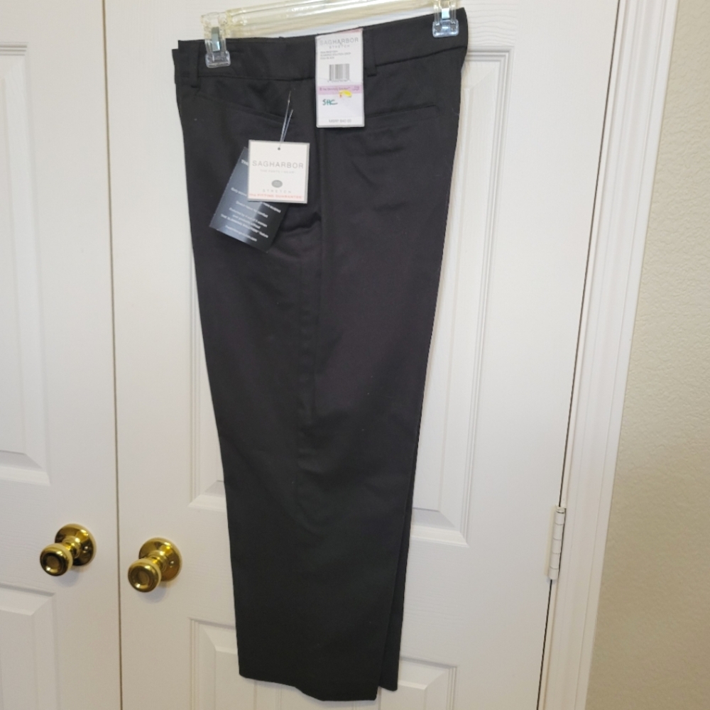 Sag Harbor Black Dress Crop Pants / Capris - NEW Size 6 Ladies's